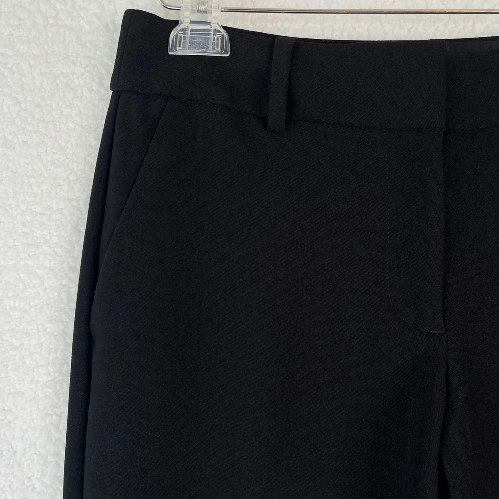 LOFT Curvy Slim Black Trousers Dress Pants Women Size 6 Professional Career